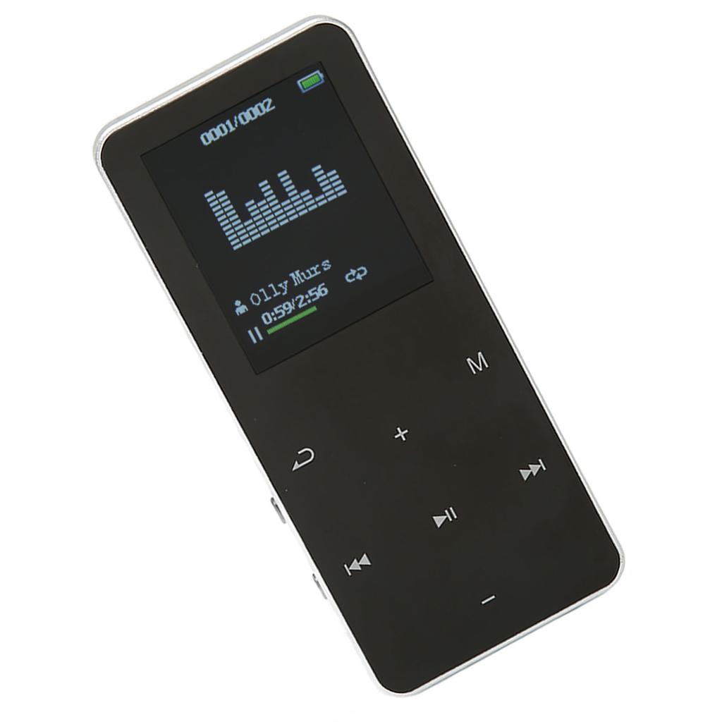 MP3-Player 8G Bluetooth 4.2 1,8 Zoll Bildschirm Rauschunterdrückung Verlustfrei Tragbarer MP4-Player