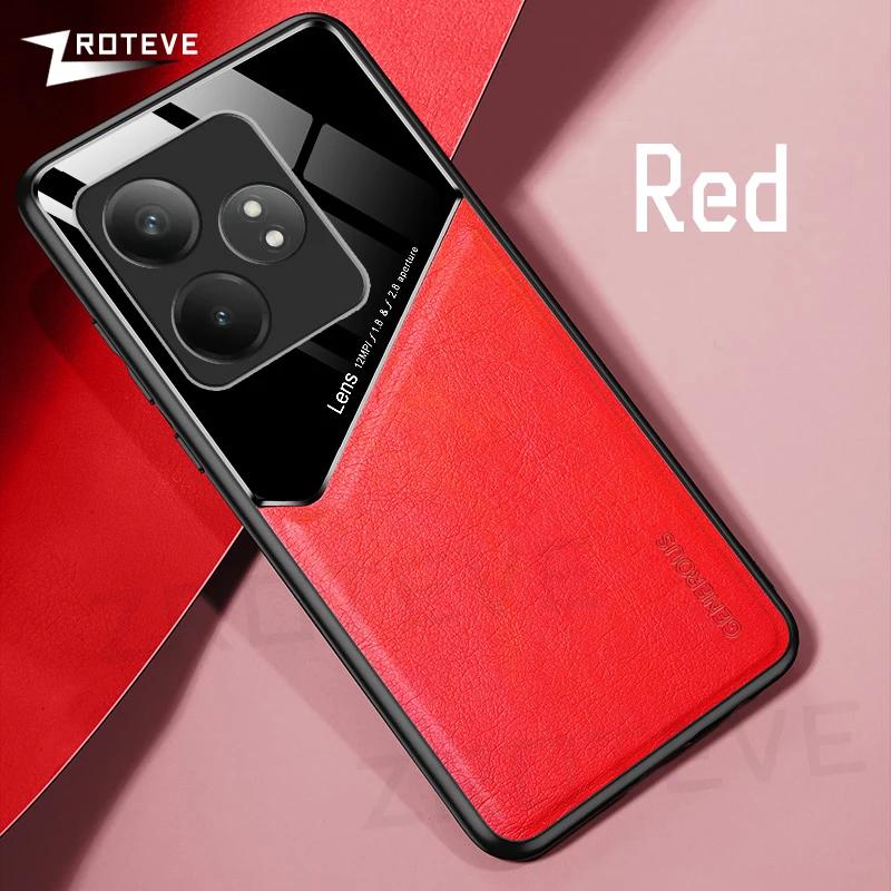 Pro pouzdro Realme GT Neo6 PU kůže Měkký rámeček Tvrdý PC kryt Pro OPPO Realme GT 6 T 6T GT6 GT6T Neo6 SE Pouzdra na telefon