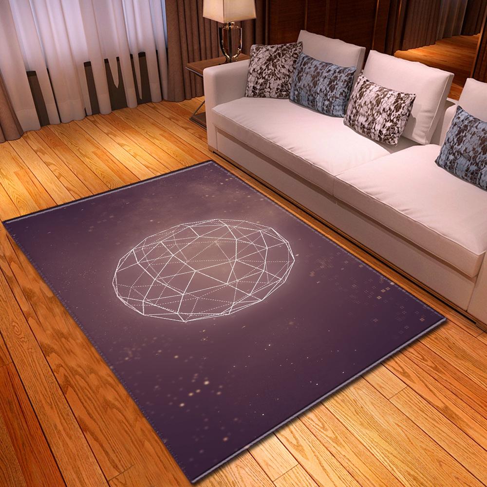 Geometric Shaped Floor Mat Bedroom Dining Room Carpet Carpet Doormat