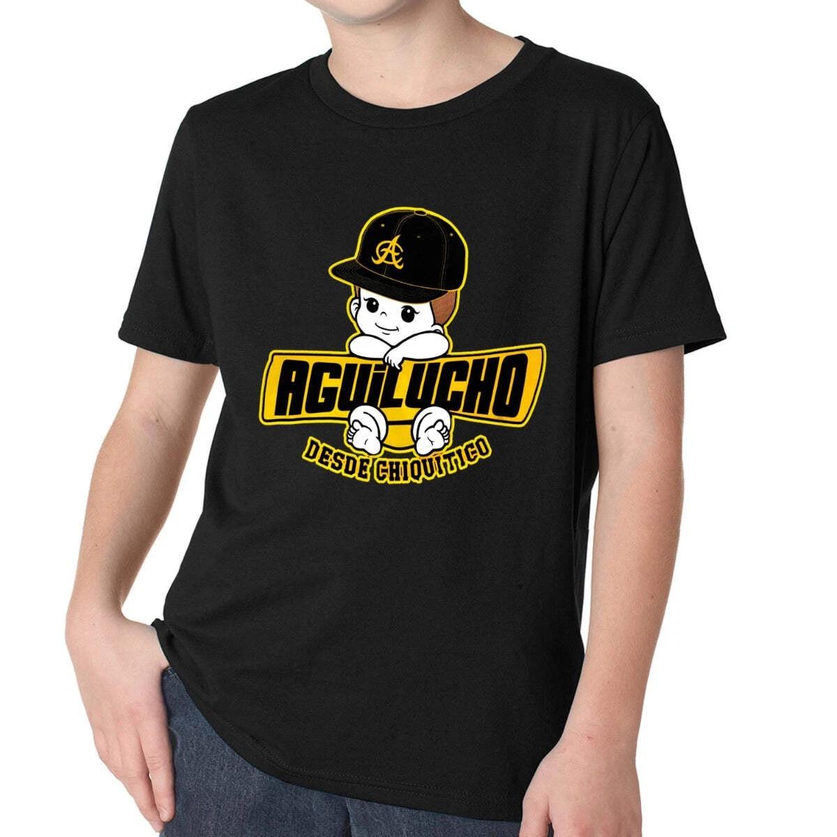 Youth Aguilucho desde chiquitico Black T shirt 4XL