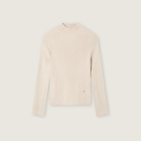 LOEEM All-Day Half-Neck Ribbed Sweater RMKAF4TR02 M
