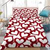 Heart Love 3D Print Duvet Cover Set Bedding Set Bedroom Decoration 2/3piece Set Adout Youth Single Double Large Sizes Gift