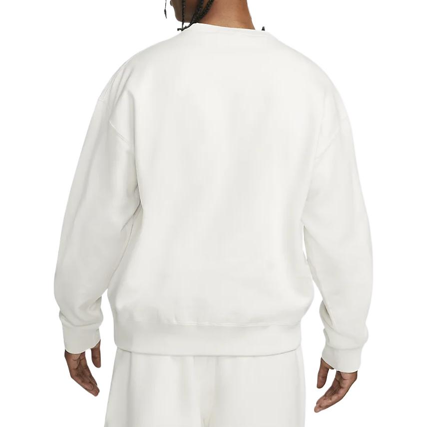 Nike Sweatshirts Men's White Crew Neck Moderate Regular DA0318-030