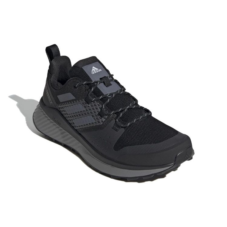 Adidas Terrex Folgian Hiker Schnürschuhe Rutschfest Langlebig Leicht Low-Top Laufschuhe Herren Sneaker Schwarz Grau EF0404