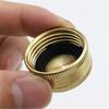 6pcs Leak Proof Brass Propane Bottle Caps Propane Cylinder Caps Secure Seals Brass Caps Campings Propane Accessories