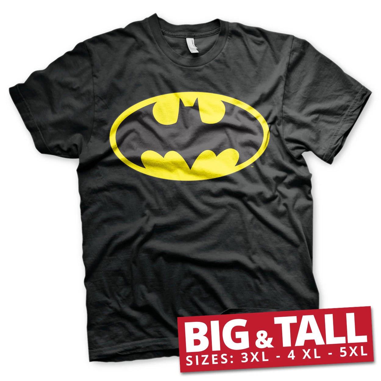 Officially Licensed Batman Signal Logo BIG & TALL 3XL, 4XL, 5XL Men s T-Shirt 2XL