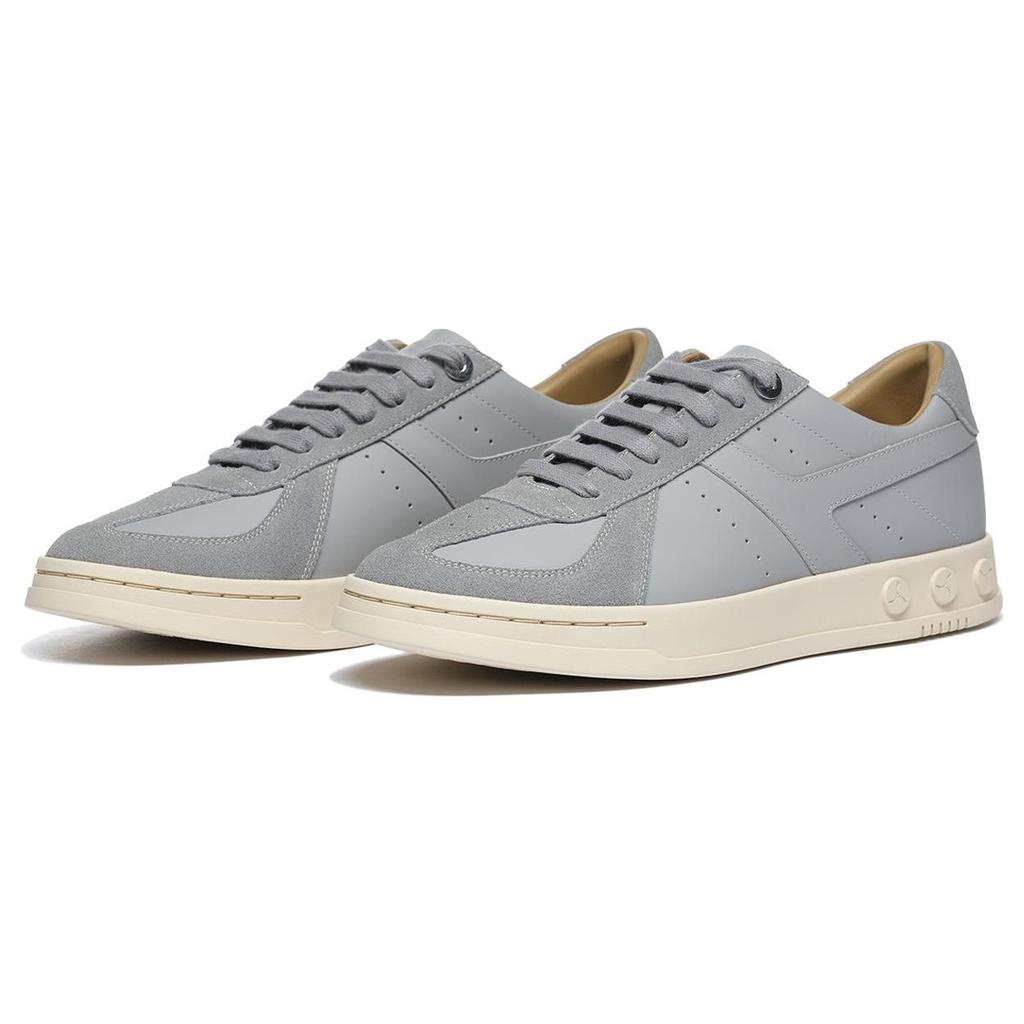 Li-Ning 1990 002 Non-Slip Wear-Resistant Lightweight Low-Top Skate Shoes Men Sneaker Ultimate-Gray ALHS027-3
