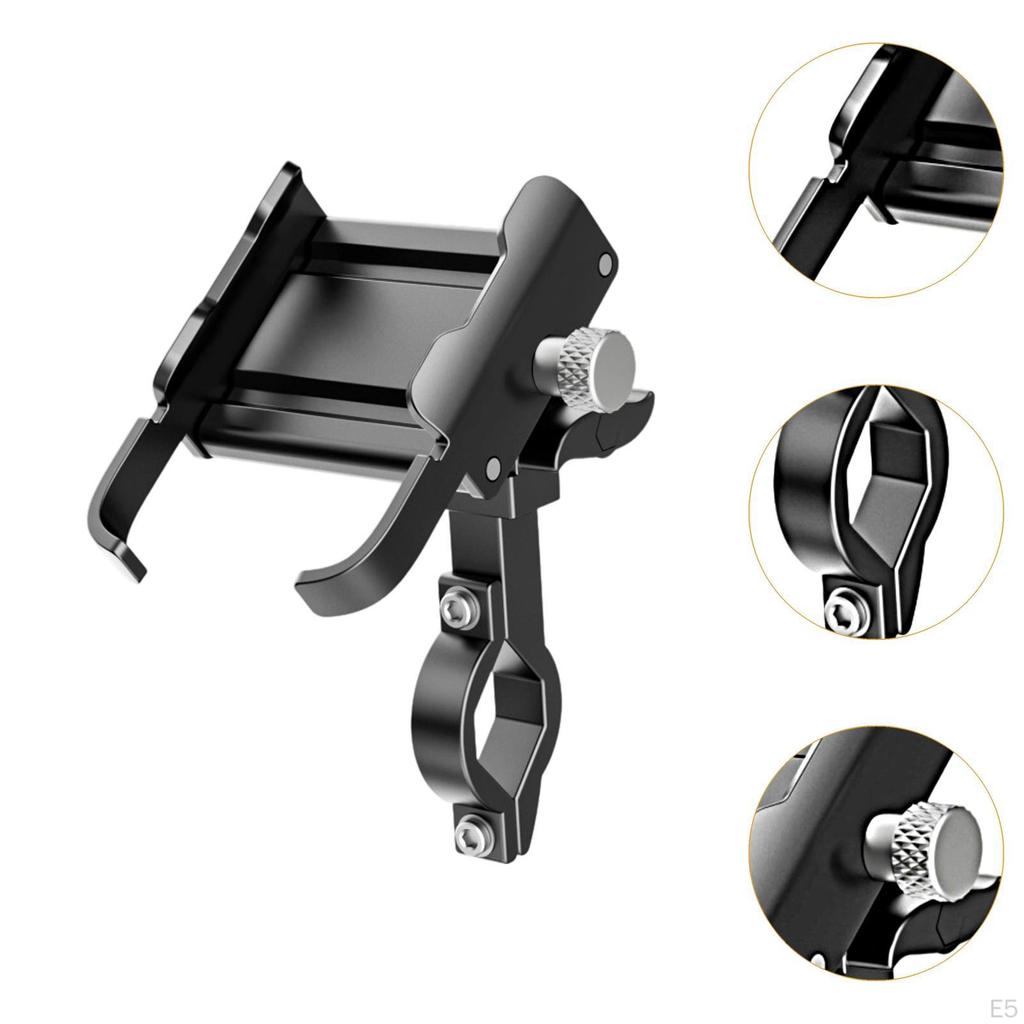 Bike Phone Holder Cell Mount Multiple Angles 720 Rotatable Handlebar Mounting Shockproof for