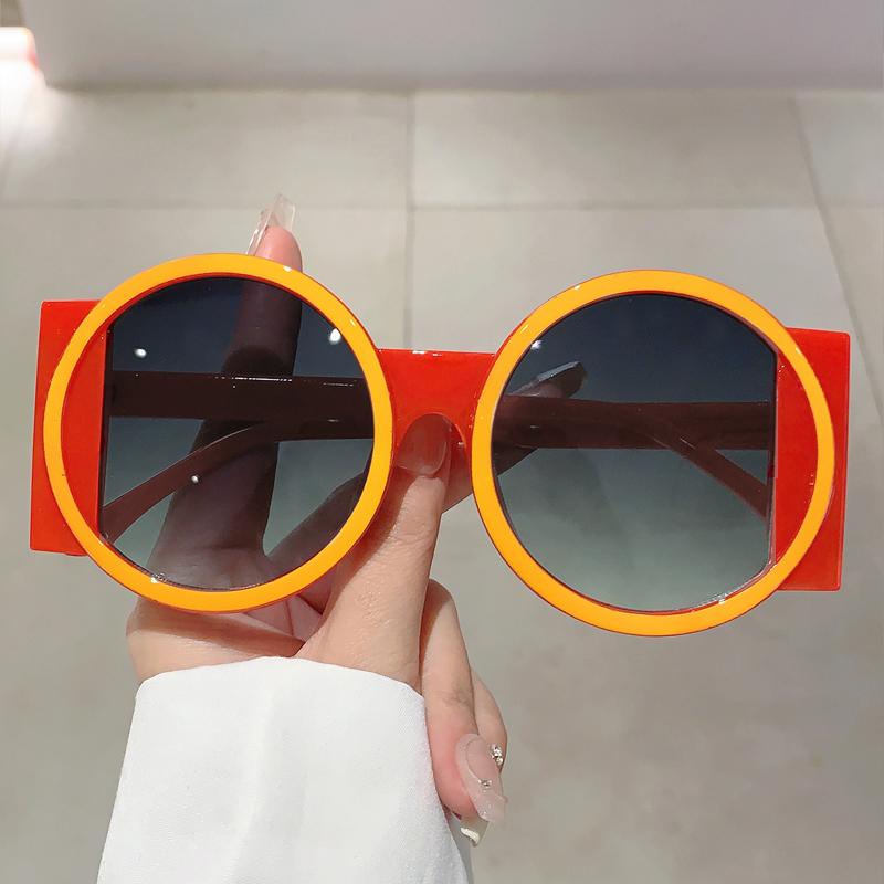 Fashion Irregular Gradient Shades Women Ins Brand Design Sunglasses Multi Color Decor Outdoor Sun Glasses for Ladies