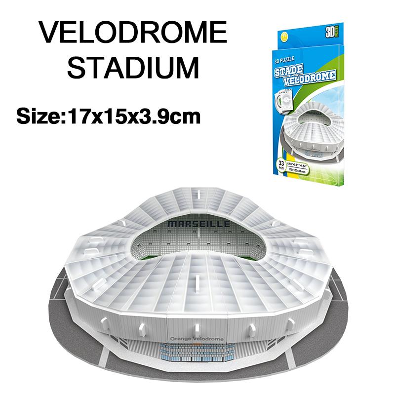 3D Fußballfeld Papierpuzzle Verschiedene Stile DIY Puzzle Unterhaltung Brettspiele Fußballfeld Modellbau Stadion TMZ