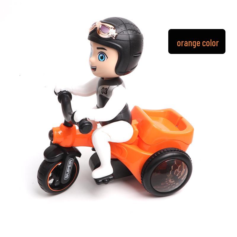 In-Stock Children s Electric Rotating Tricycle Motorcycle with Lights and Music