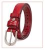 Belt Women'S First Layer Cowhide Rivets Punk Youth Denim Casual Leather Belt