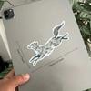 Leaping Wolf Animal Sticker - Waterproof Vinyl Sticker Durable for Laptop, Car Skateboard & More - Perfect for Teens, Adults, Creative Decor & Gifting