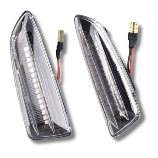 Vauxhall Astra K Side Indicators Set LED Dynamic Chrome 16-21 Repeater Pair