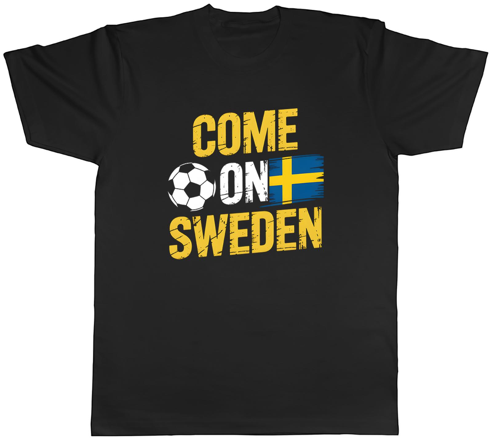 Come on Sweden Supporter Football Fan Unisexs TShirt Tee Gift Top S