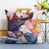 KKaguya sama Love is War Cushion Cover Washable Linen Pillowcase Soft  for Sofa Bed Cozy Home Room Decor