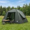 Cabin Tent with Roof Olive Green 300 x 210 x 156 cm Polyester