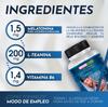 Healthy Fusion Melatonina 1.5mg | L-Teanina y Vitamina B6 | Elimina el insomnio y los trastornos de sueño | 90 cápsulas.