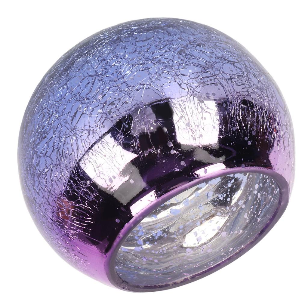 Tea Light Holder Warm Romantic Glass Attractive Decorative Handcrafted Textures Table Centerpiece Decor