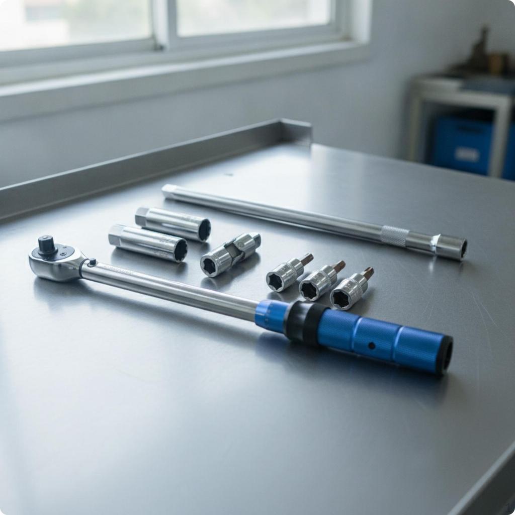8 Pieces Tension Wrench with Storage Cases Long-Lasting Set