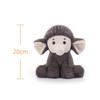 Apricot Lamb Innocent Elephant Plush Toy for Soft and Fluffy Innocent Elephant for Girls and 20cm Children, Cute, Boys,