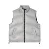 Apostrophe Comma High-Gloss Angle Padded Vest (Grey)