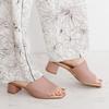 Himiko V-Cut Mule Sandals/653202 Pink 235