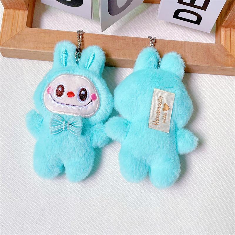 

Милый плюшевый брелок для ключей Labubu, аксессуары для украшения сумки Labubu Kawaii, аниме-аксессуары