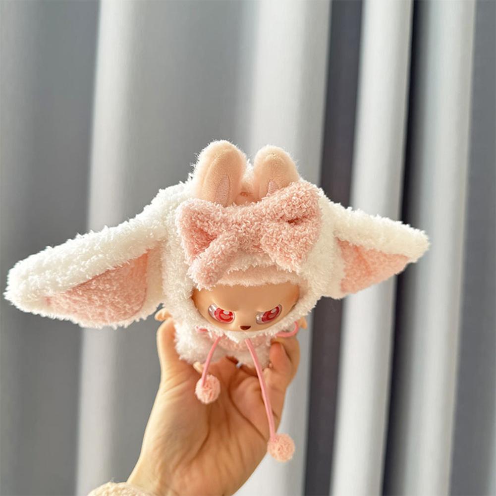 Pro 17 cm Labubu Oblečení pro panenky Módní Oblečení Mikiny Oblečení pro panenky Barevně sladěné Mikiny Panenky Doplňky Roztomilé dekorace Malé utěrky