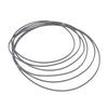 Square Rubber Drive Belts 1.0mm Tape Machine Belt 105mm-150mm Folded Size Optional Size for Recorders Players