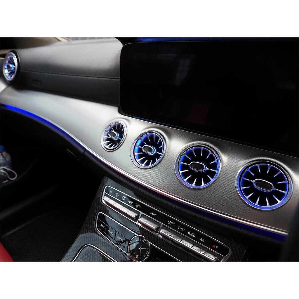 6pcs 64 Color Front LED Turbine Air Vent Ambient Light Kit Replacement for MercedesBenz EClass W213 C238 20172021