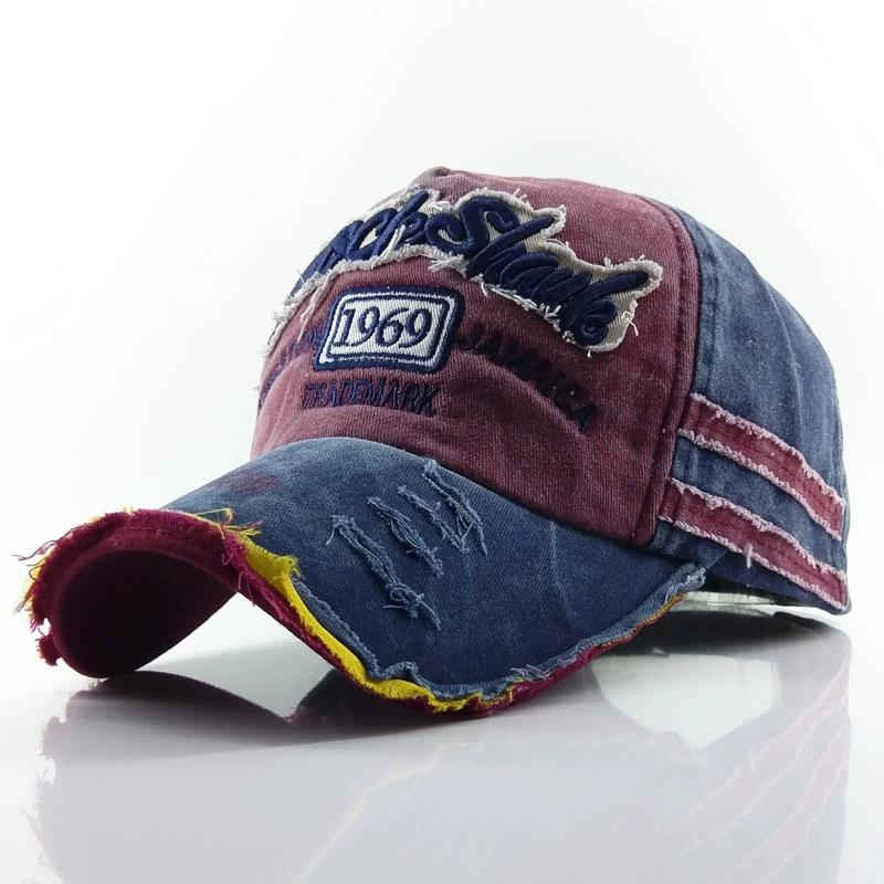 Unisex gewaschene Baseballkappe, hochwertige Snapback-Sommermütze für Männer und Frauen, 1969-Brief-Papa-Mütze