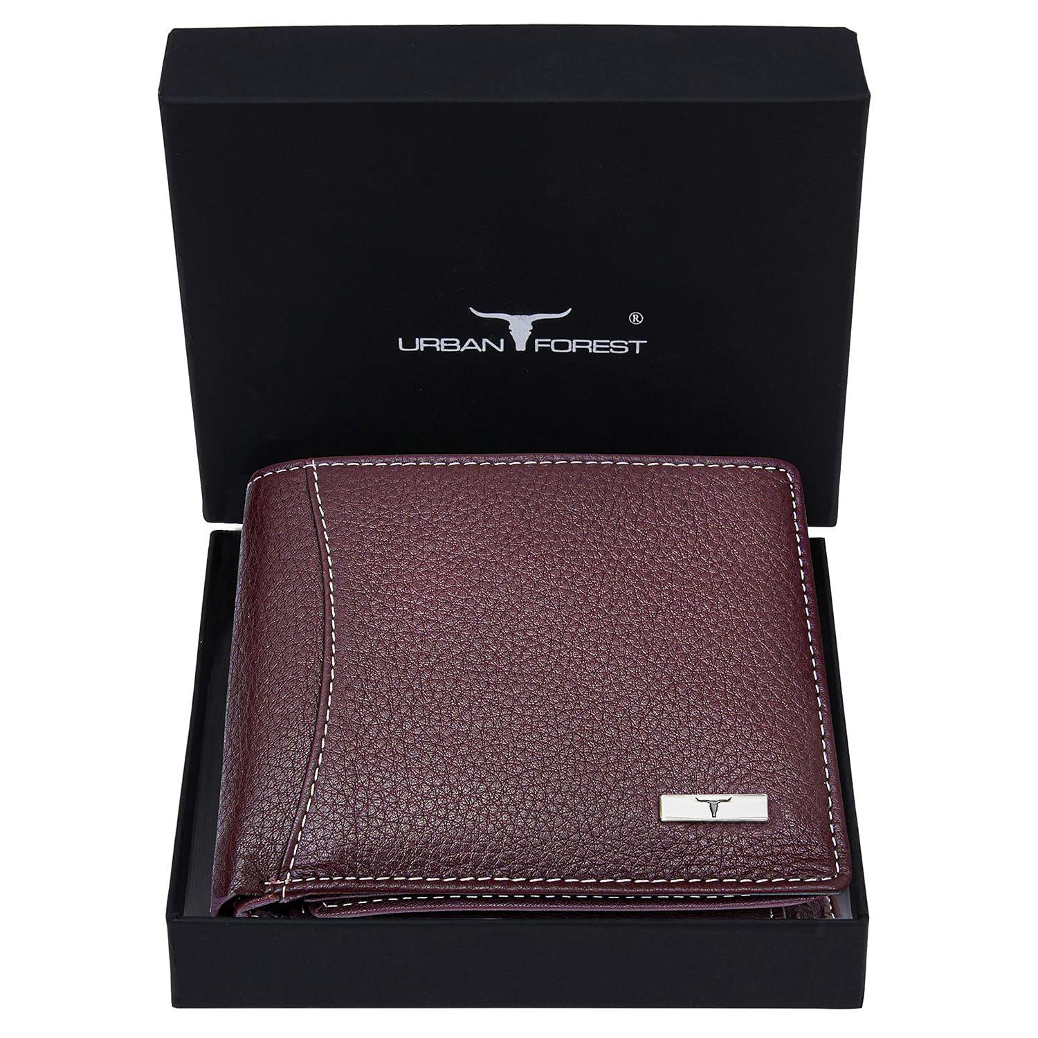 Мужской кожаный кошелек Oliver Brown с коробкой — фото 2