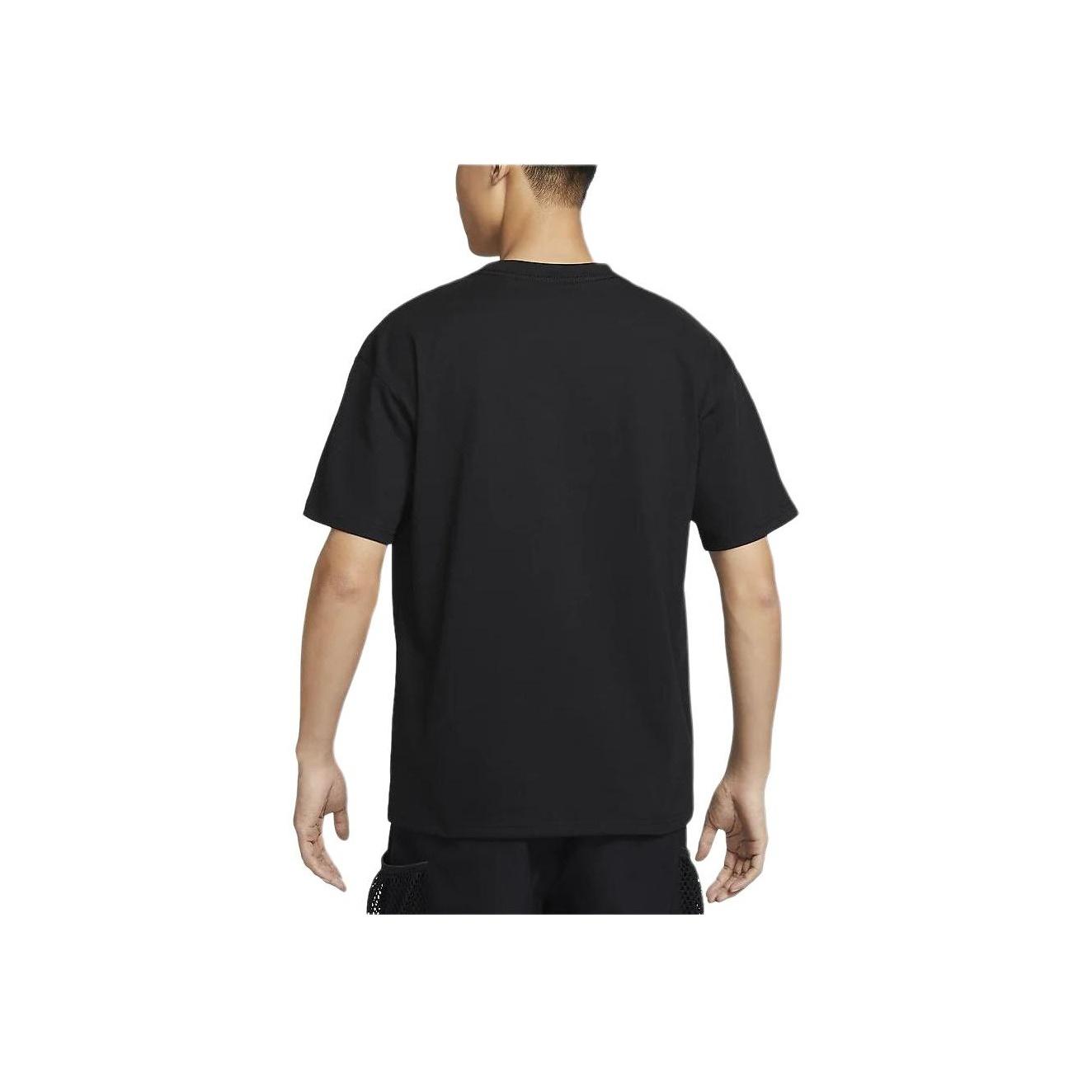 

Nike ACG Свободный крой с принтом и круглым вырезом Повседневный многослойный мягкий пуловер с коротким рукавом SS24 Футболка с заниженными плечами Мужские топы Черный FZ7206-010 L