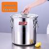 ZISIZ 304 Stainless Steel Sealed Fermentation Bucket
