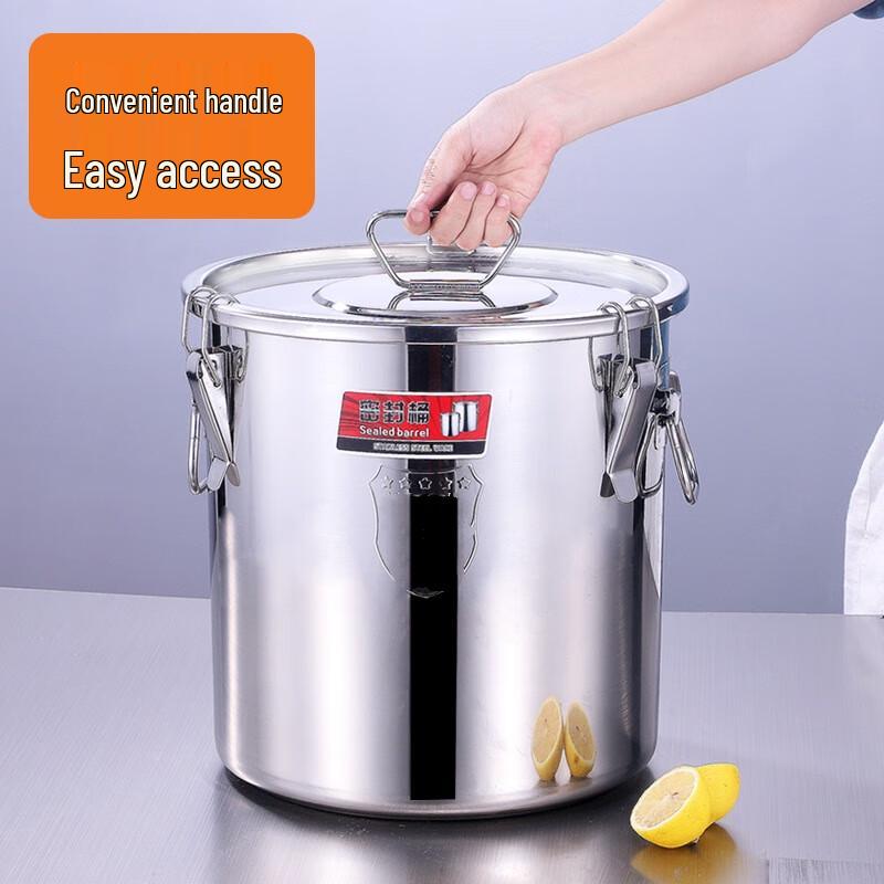 ZISIZ 304 Stainless Steel Sealed Fermentation Bucket