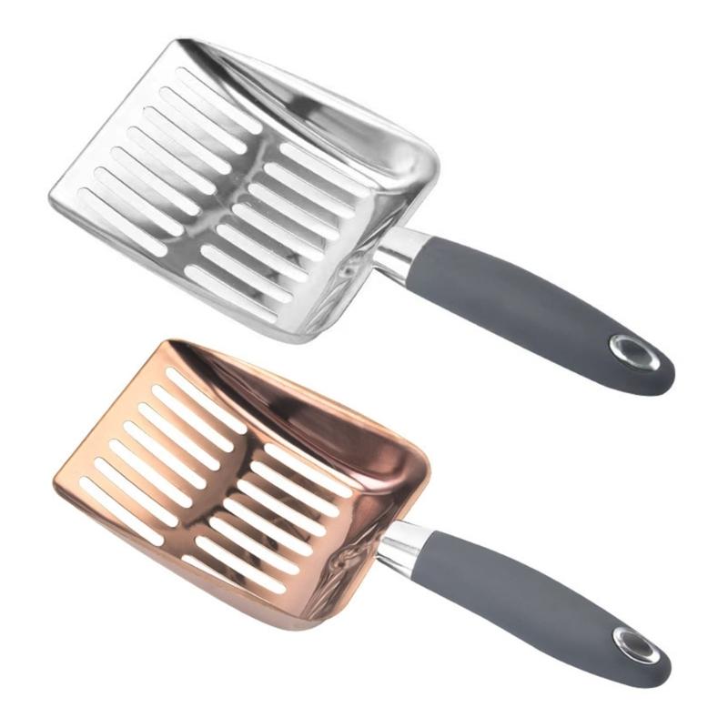 

Litter Scooper Durablity Pet Poops Shovel Practical Pet Poops Cleanning Tool серебряный