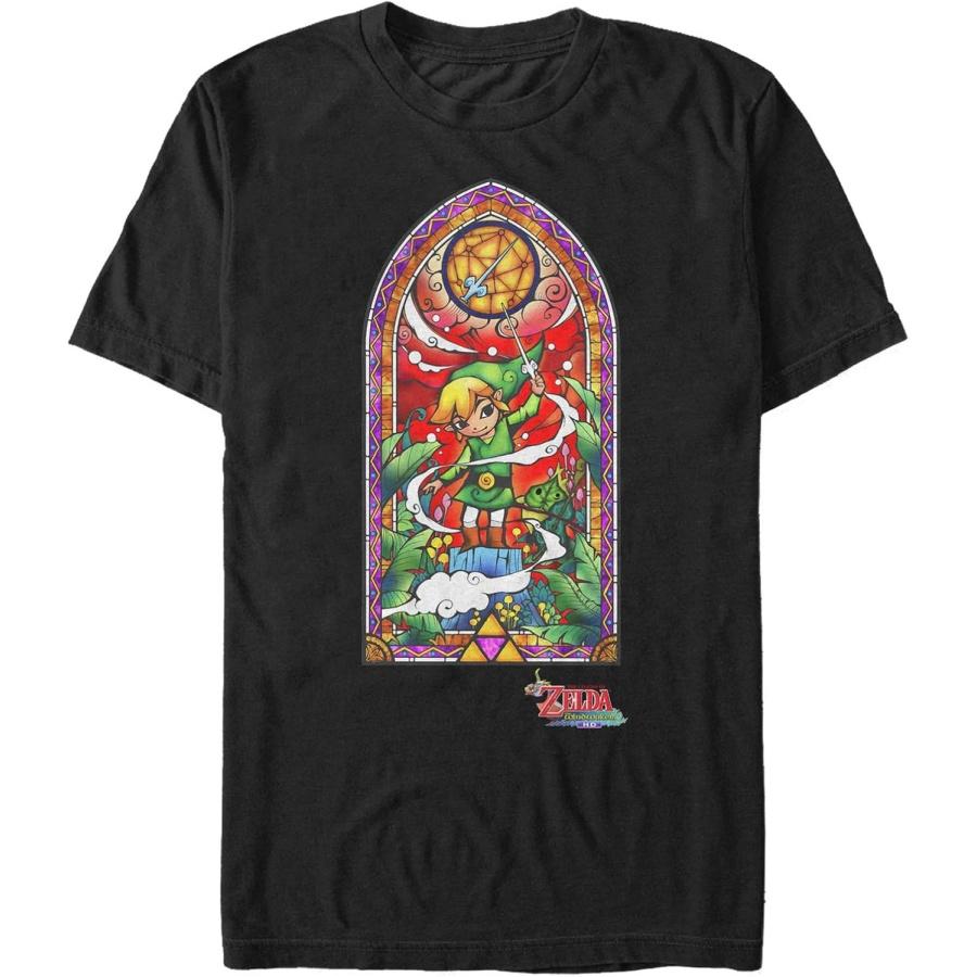Fifth Sun Men s Nintendo Legend of Zelda Wind Waker Window T-Shirt S чёрный