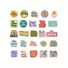 50pcs Positive Affirmation Colorful Graffiti Stickers Waterproof PVC Material Personalized Gift Decoration Water Cup Scrapbook