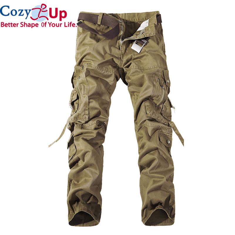 Cozy Up Pantalones cargo de primavera para hombre, pantalones militares de color caqui para hombre, pantalones tácticos casuales de algodón, muchos bolsillos, pantalones cargo casuales resistentes al agua y al desgaste