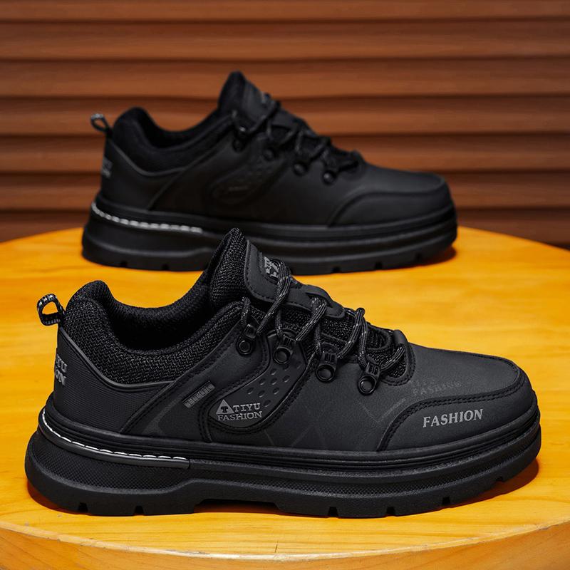 

Нова мода осінь і зима Чоловічі низькі чоботи Мартін Студенти Чоловічі Хлопчики В тренді Робоче взуття з м’якою підошвою Охорона праці Кросівки Мартін 39 чорний