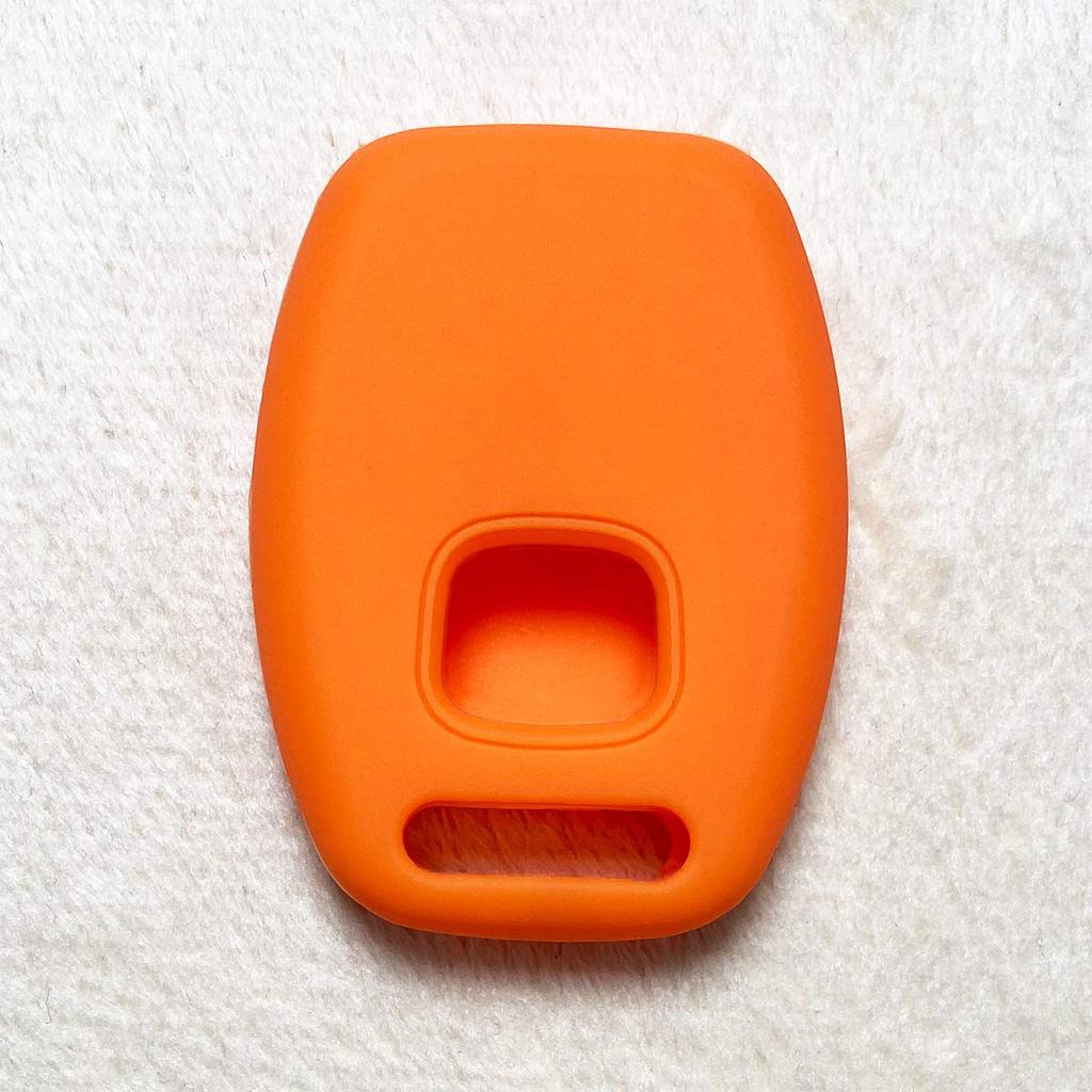 [IKT] (Honda Cars) Silicone Cover for Keyless Keys 2 Buttons Orange/Fit/Odyssey/CR-V/Stream/Civic, etc.Perfect Size! Perfect