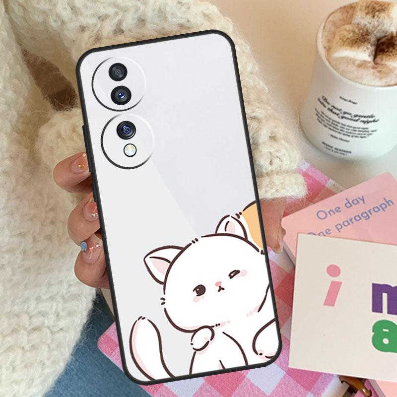 Funny Animal Cats Dog Tiger Couple For Honor Magic 8 7 6 Lite Case For Honor 400 200 Pro 90 70 50 X8c X8b X9a X9b X9c X9d Win RT