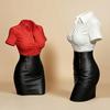Yousheng Female Bust Statue 3D Printed Professional Bust Figurine Human Body Art Vase Makeup Brush Pen Holder for Home Office Desk Decor