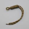 Wholesale Polyester Hand-woven Braided Lanyard Keychain-Fashionable DIY Car Bag Charm with Hook Colorful