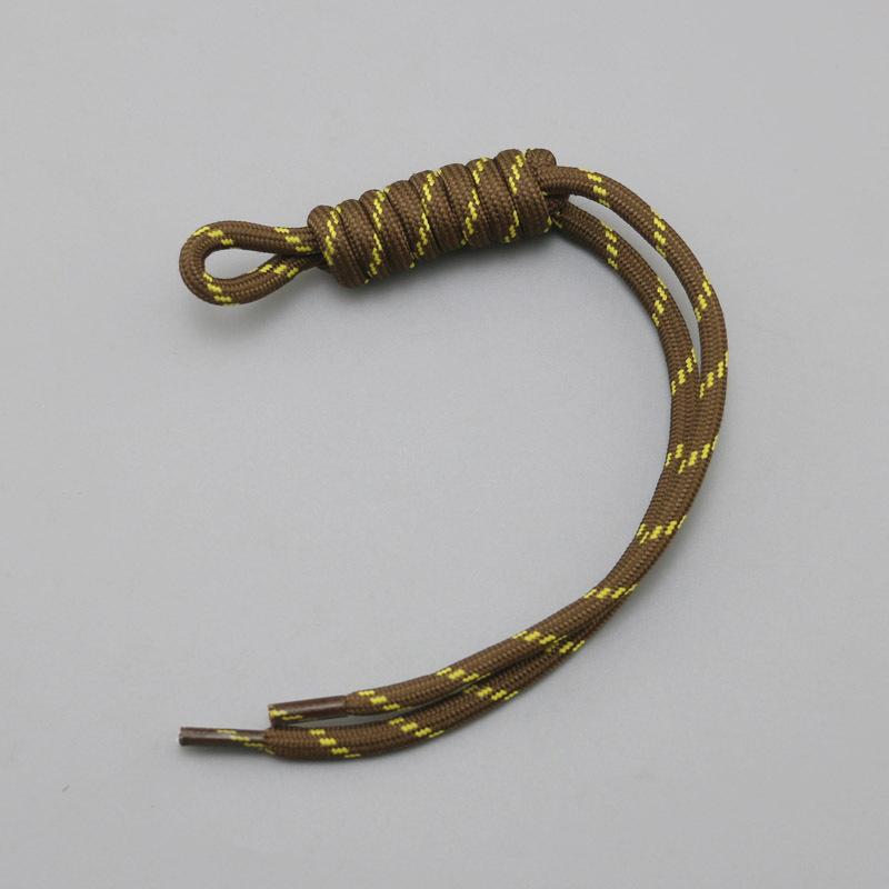 Wholesale Polyester Hand-woven Braided Lanyard Keychain-Fashionable DIY Car Bag Charm with Hook Colorful