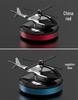 Solar-Powered Airplane Car Perfume - Innovative Men's Car Ornament for Center Console 