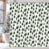 Christmas Snowflake Shower Curtain, Blue Xmas Winter Snow Bathroom Decor, Silver Grey Snowflake Christmas Holiday Simple Shower