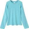 Autumn gram elastane yarn women's waist slim slim slim crew neck shirt bottoming shirt top casual long sleeves