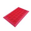 Red Wear-Resistant Splicing Floor Mat for Entrances